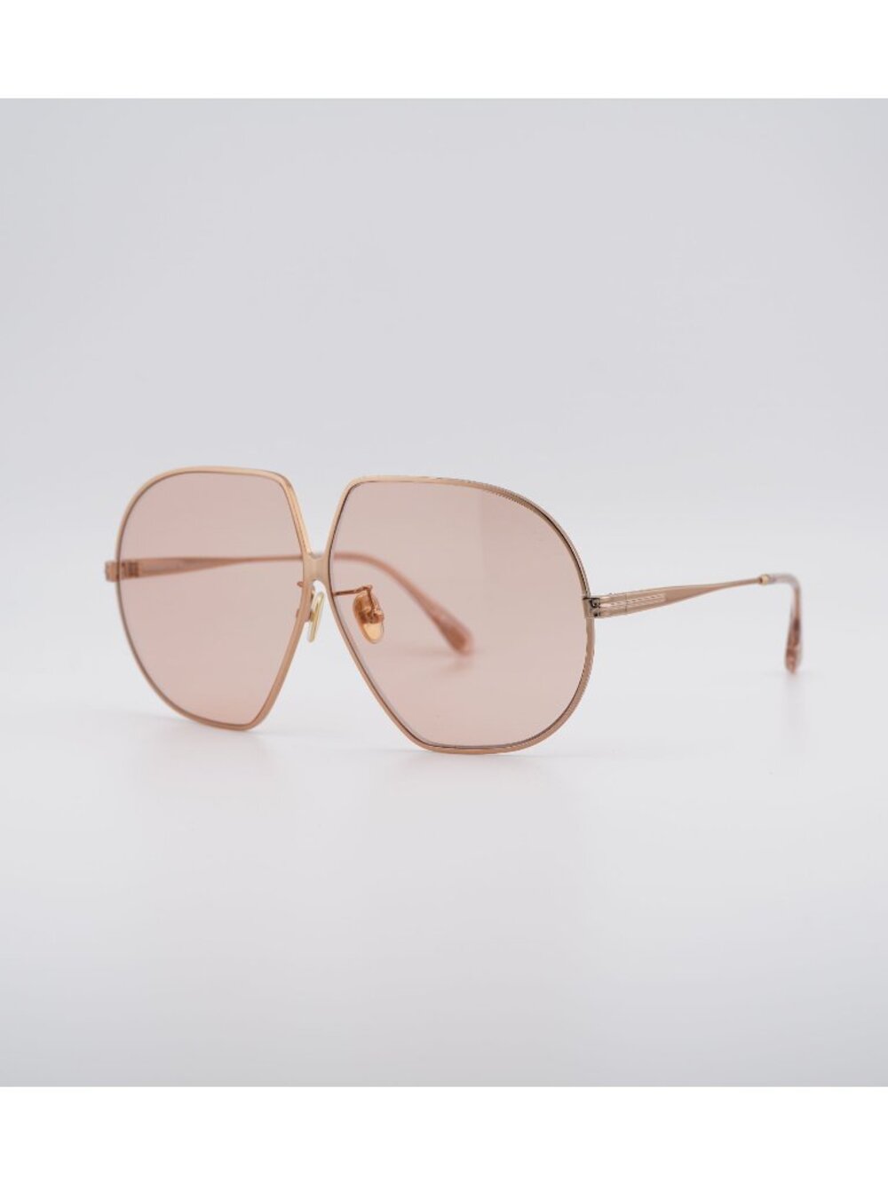 Tom Ford Tara FT0785 33E  Sunglasses Gold Butterfly Frame, Brown Lenses